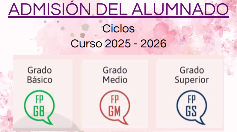 ¿Cómo se desarrolla el proceso de admisión? Consulta la presentación y el vídeo.