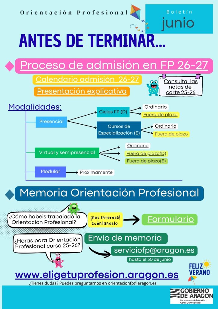 Boletín de Orientación Profesional junio 2026