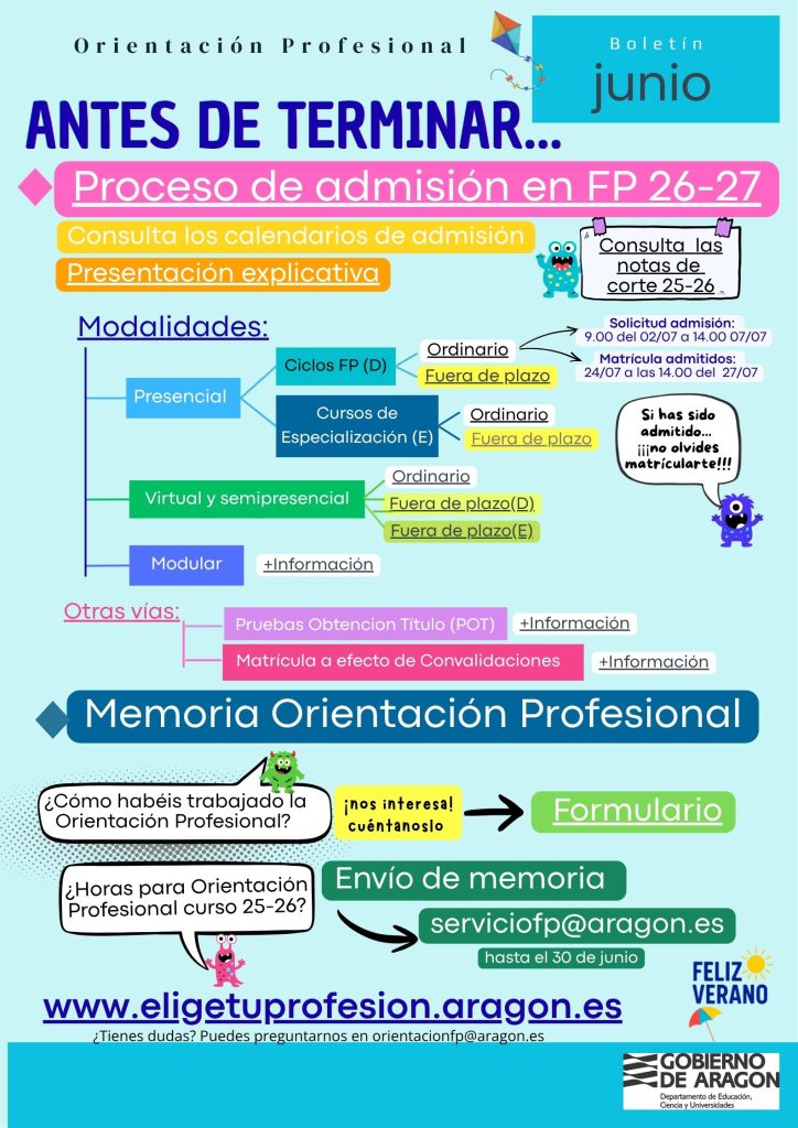 Boletín de Orientación Profesional junio 2026